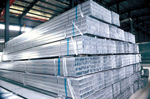Q345 ST37 GI Ống thép hàn Ống vuông sắt mạ kẽm