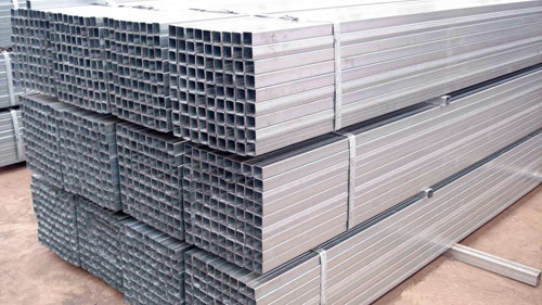 Q345 ST37 GI Ống thép hàn Ống vuông sắt mạ kẽm