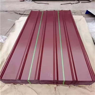 Ngói lợp kim loại tôn PGI Màu tráng kẽm cho tòa nhà