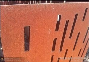 Thép tấm Corten chống ăn mòn Kích thước tùy chỉnh cho cảnh quan