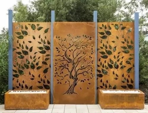 Thép tấm Corten chống ăn mòn Kích thước tùy chỉnh cho cảnh quan