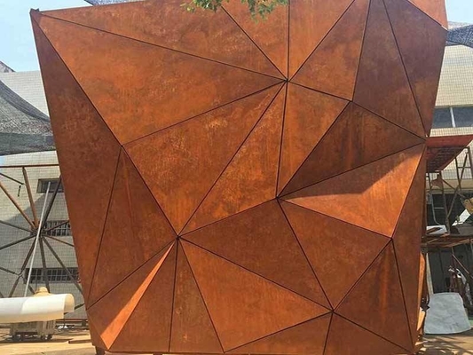 Thép corten ngoài trời tùy chỉnh hố chữa cháy corten thép cực lớn hố lửa và bát nước