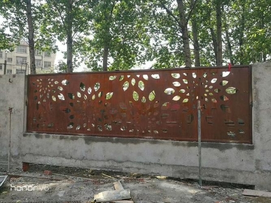 Tấm thép A588 Corten chịu thời tiết cho tường thép sân vườn