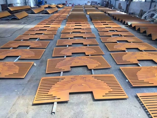 AISI ASTM Thép tấm chịu thời tiết Viền kim loại lắp đặt