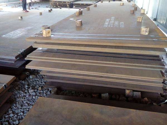 Tấm thép Corten chống chịu thời tiết Lớp oxit chặt chẽ rỉ sét