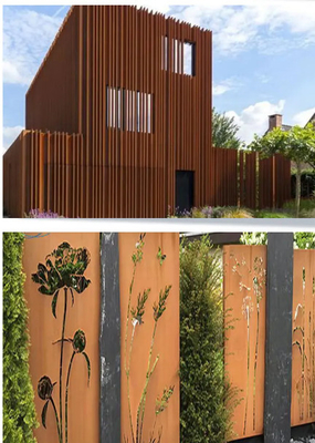 Xử lý rỉ sét Tấm thép cán nóng Corten Trở ngại với thời tiết