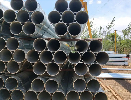 Vật liệu thép ASTM GI BS Ống thép mạ kẽm tròn cho tòa nhà