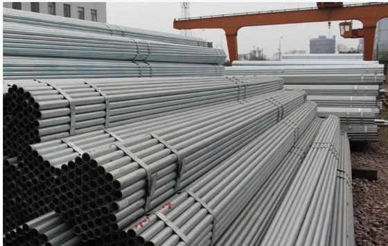Độ dày 1,2-15,7mm GI Chất liệu thép Ống thép tròn mạ kẽm nhúng nóng