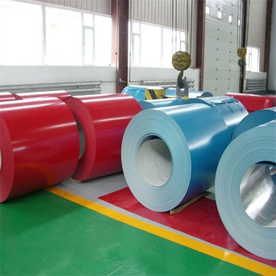 Thép cuộn mạ kẽm PPGI mạ kẽm pha sẵn ASTM A653 Cuộn tấm tráng màu
